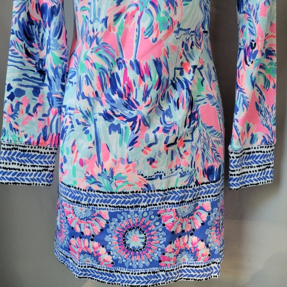Lilly Pulitzer UPF 50+ Skipper Popover Dress Cabana Cocktail XS - Picture 14 of 16